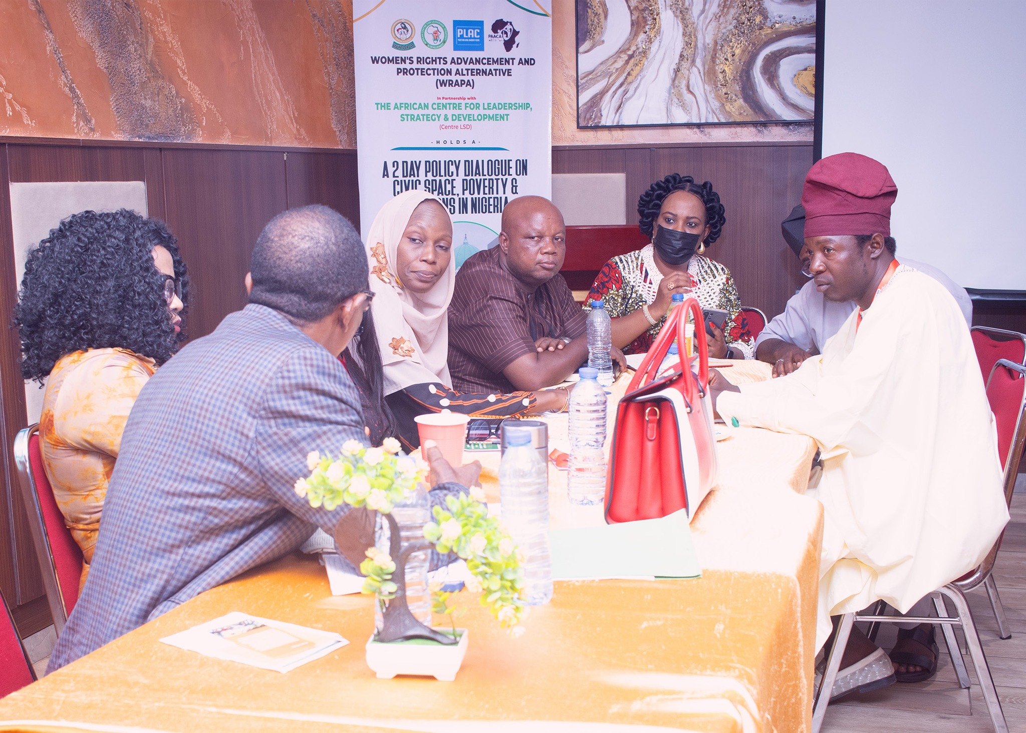 A 2days policy dialogue on civic space, poverty, and elections in Nigeria