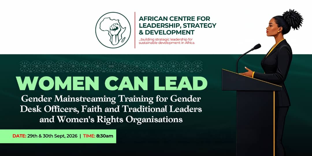 Centre LSD to Strengthen Gender Mainstreaming and GBV Prevention through Stakeholder Training