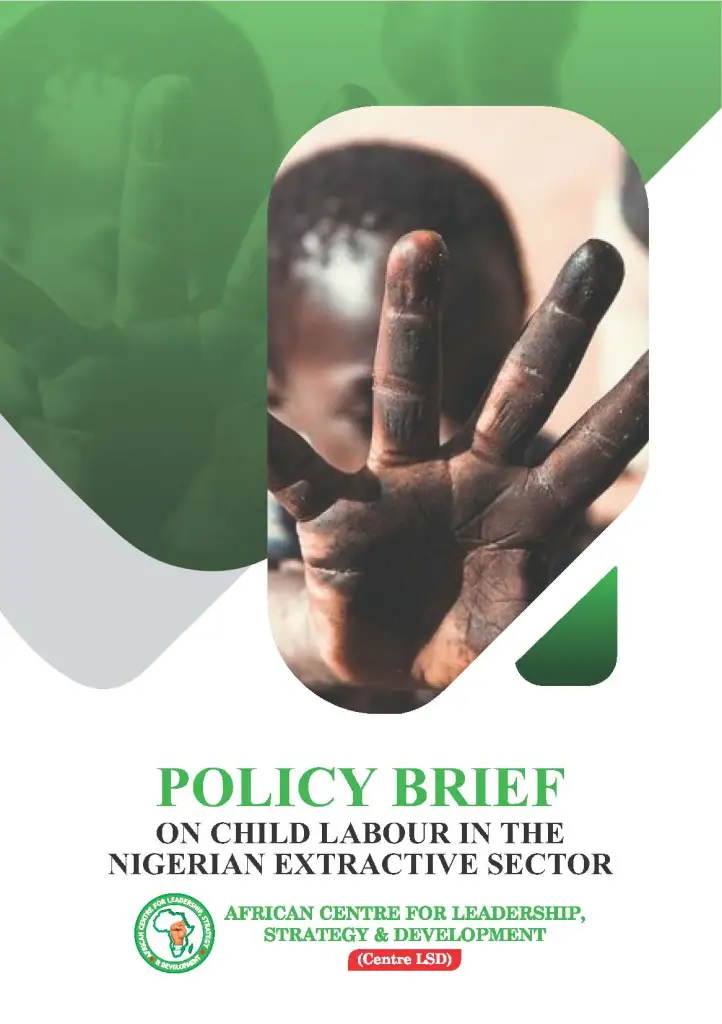 Child labour in the Nigerian extractive Sector