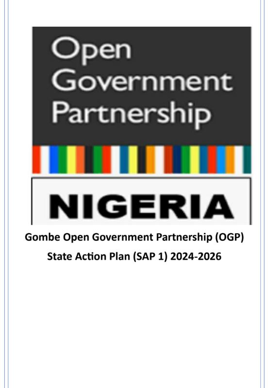 Gombe State Open Government Partnership (OGP) State Action Plan I (2024–2026)