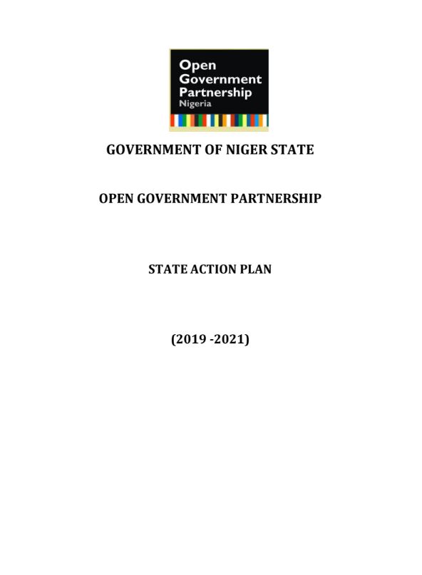 Niger State Open Government Partnership (OGP) State Action Plan (2019–2021)