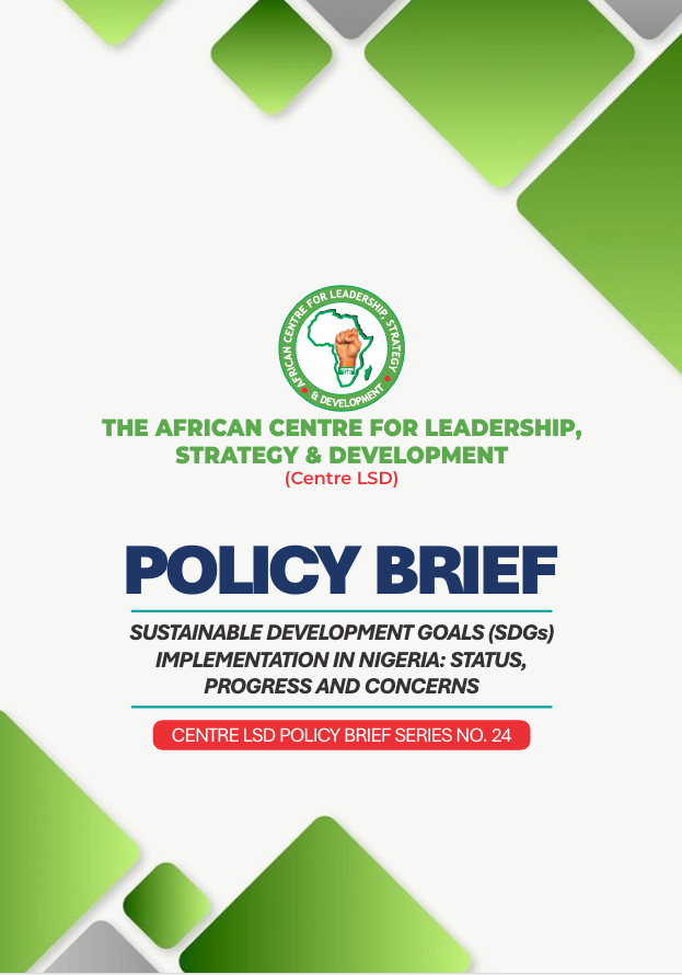 Sustainable Development Goals (SDGs) Implementation in Nigeria: Status, Progress and Concerns