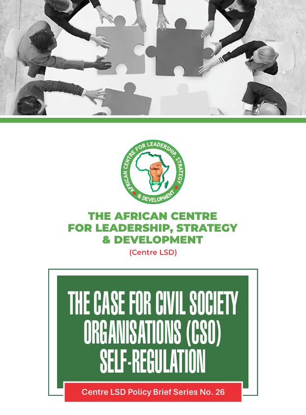 The Case for Civil Society Organisations (CSO) Self-Regulation