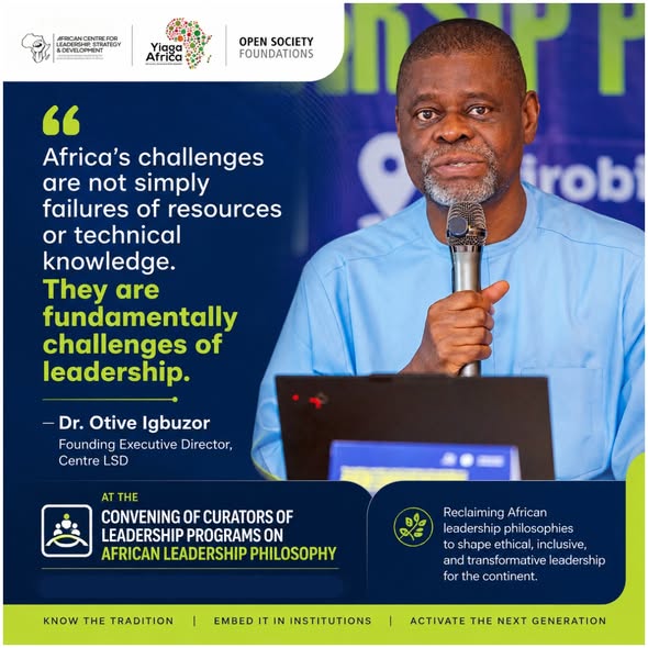 What kind of leadership does Africa need?