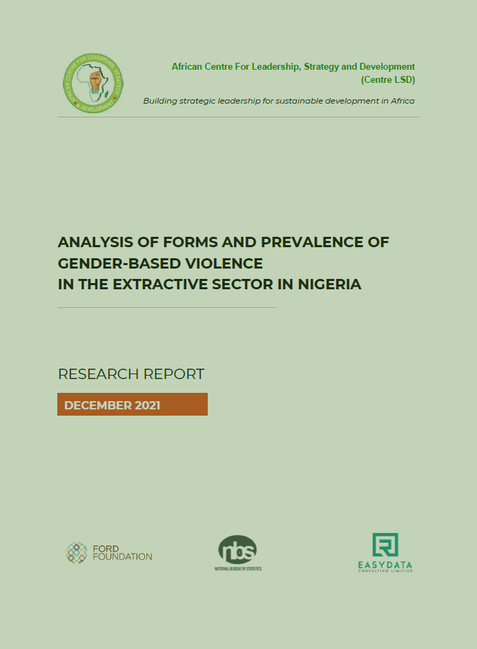 Analysis of forms and prevalence of Gender-Based Violence in the extractive sector in Nigeria
