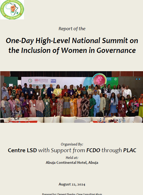 Report of the Summit on Women’s Constitutional Inclusion in Governance